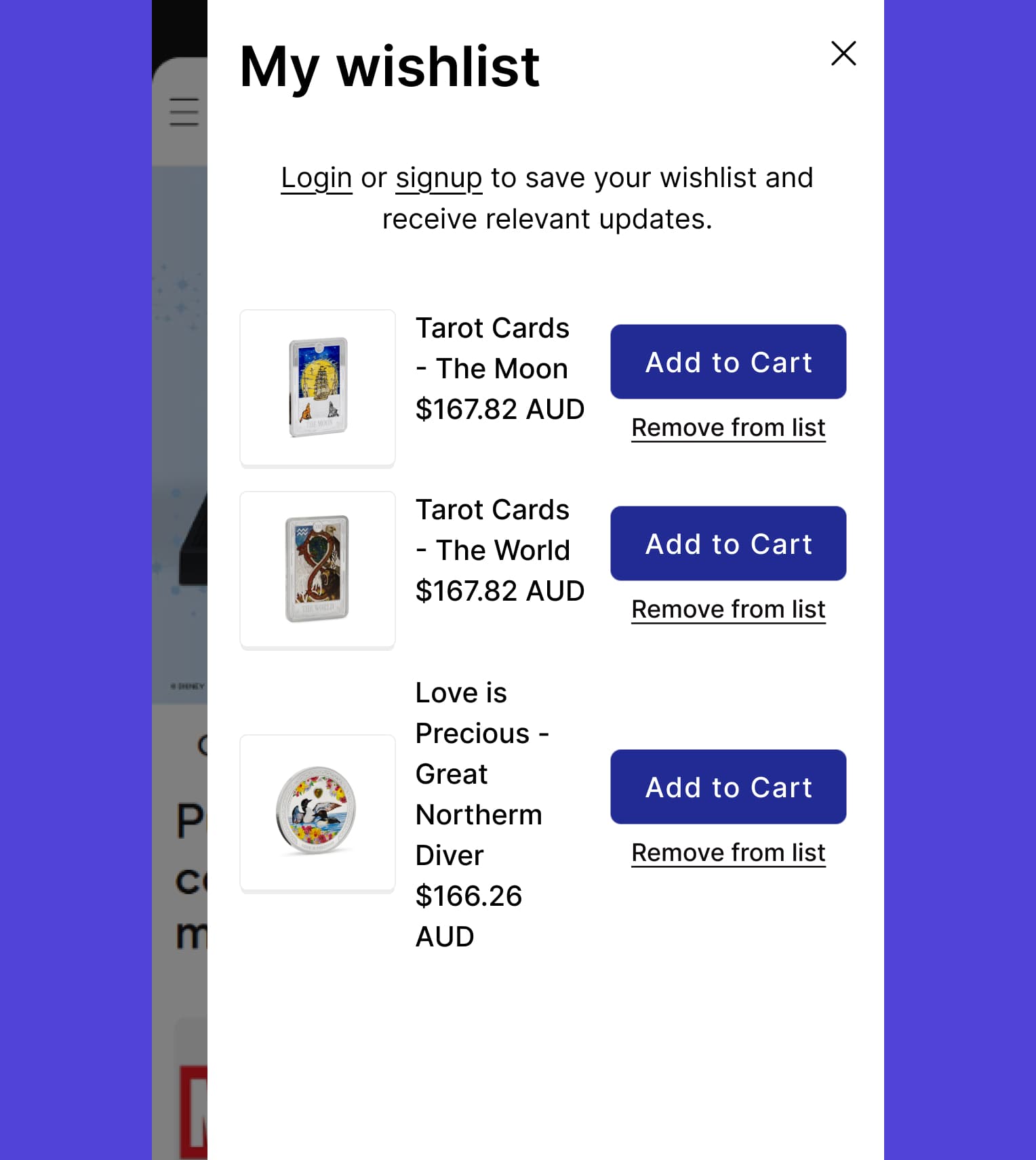 Ovre dose wishlist