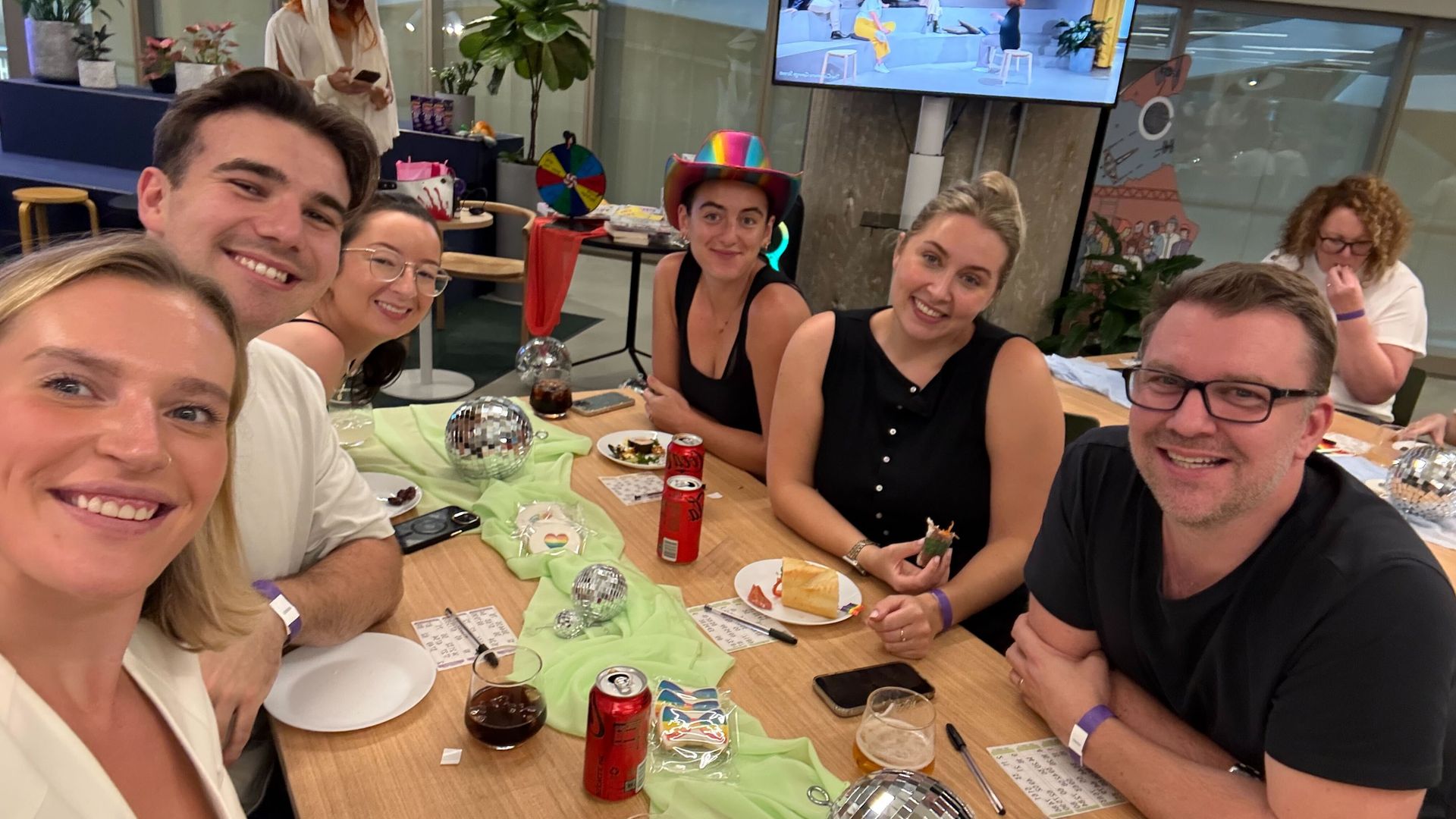 Overdose Sydney team at a bingo social, February 2026